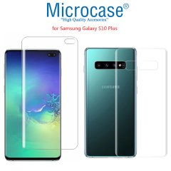 Microcase Samsung Galaxy S10 Plus Full Ön Arka Kaplama Koruma Filmi