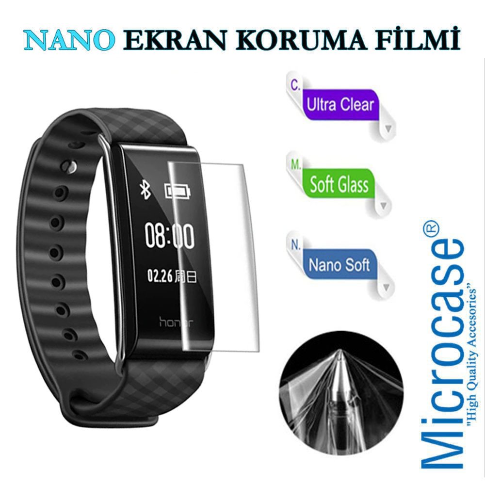 Microcase Huawei Band A2 Watch Nano Esnek Ekran Koruma Filmi