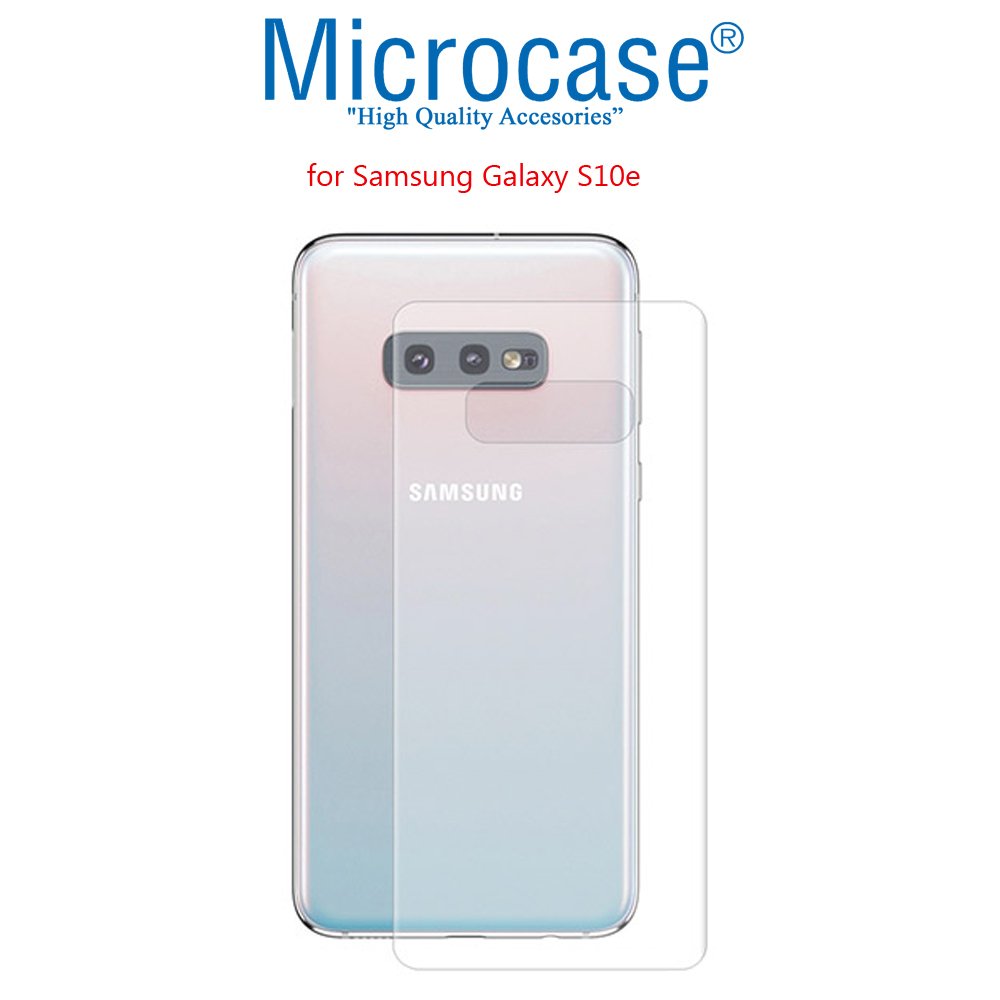 Microcase Samsung Galaxy S10e Full Arka Kaplama Koruma Filmi
