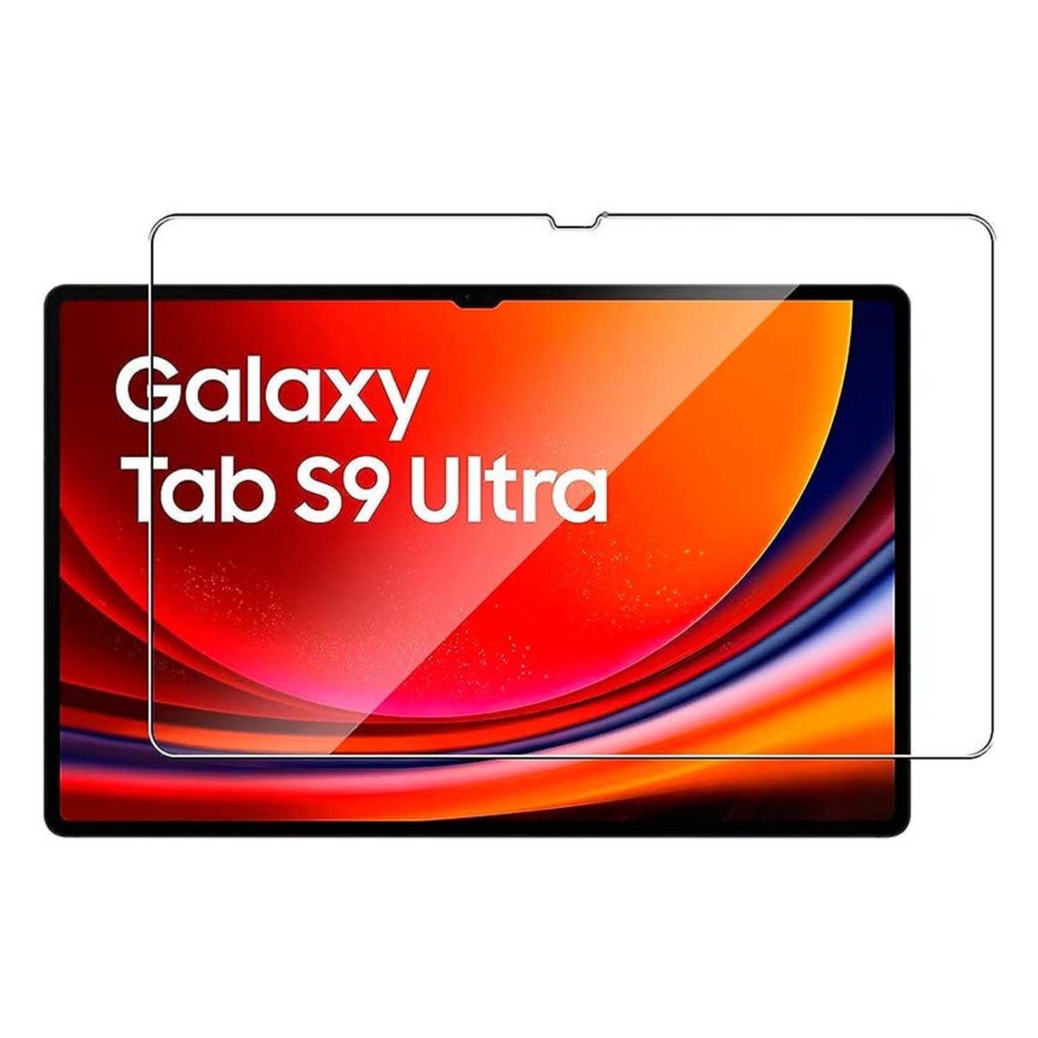 Microcase Samsung Galaxy Tab S9 Ultra 14.6 inch Tablet Tempered Glass Cam Koruma - AL8101