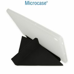 Microcase Xiaomi Pad 6 Angle Serisi Standlı Deri Kılıf-Siyah AL4132