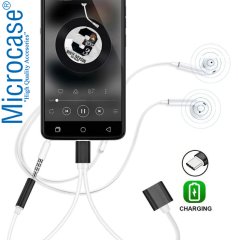 Microcase Xiaomi Mi A2 Mi 6X Type-C Usb C 2in1 Şarj + Kulaklık
