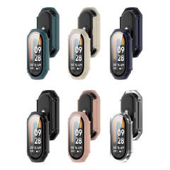 Microcase Xiaomi Mi Band 8 Ekran Korumalı Sert Rubber Kılıf - AL3173