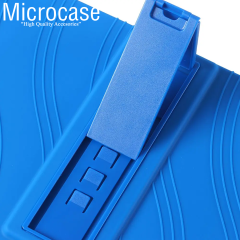 Microcase Apple Ipad Air 11 M3 2025 Tablet için Standlı Silikon Kılıf - AL3309 Siyah