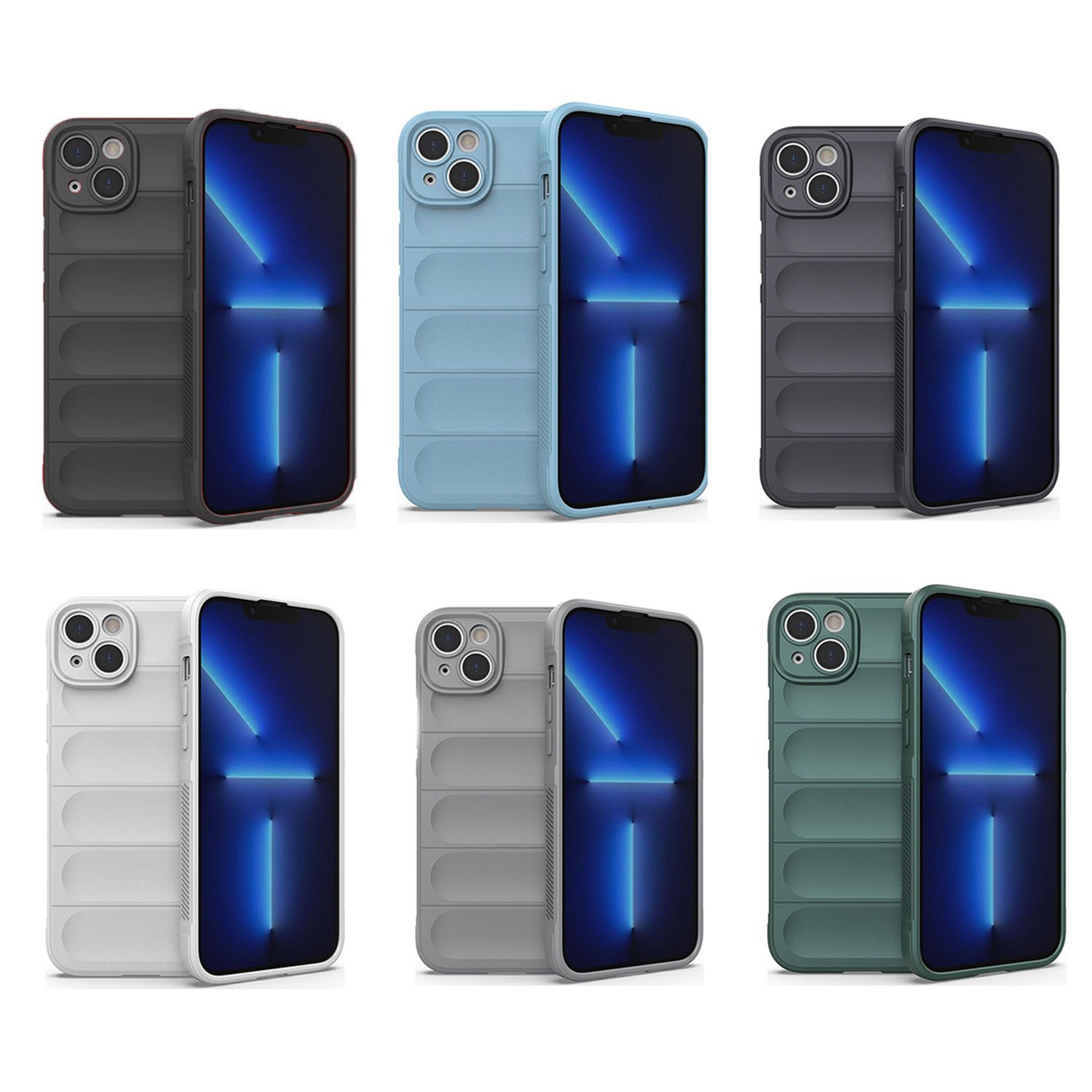 Microcase Iphone 15 Miami Serisi Darbeye Dayanıklı Silikon Kılıf - AL3420