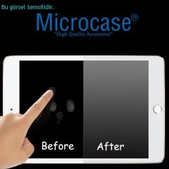 Microcase Samsung Galaxy Tab S7 T970 12.4 inch Silikon Kılıf Şeffaf + Ekran Koruma Film