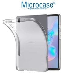 Microcase Samsung Galaxy Tab S7 T970 12.4 inch Silikon Kılıf Şeffaf + Ekran Koruma Film