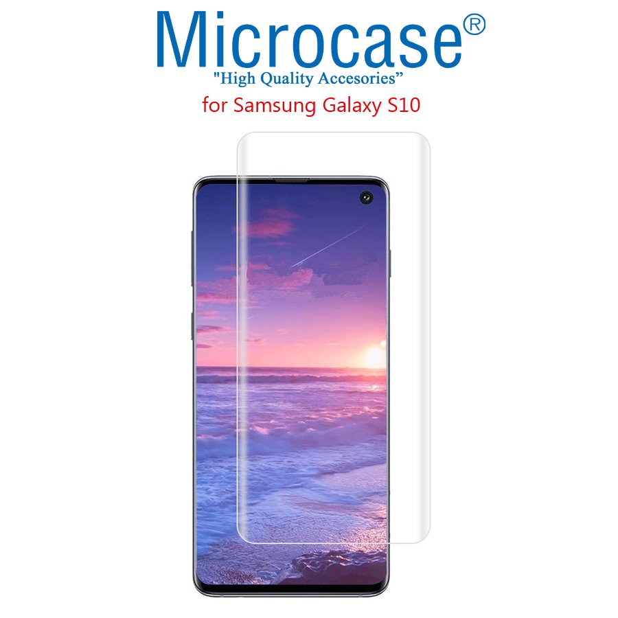 Microcase Samsung Galaxy S10 Full Ön Kaplama Koruma Filmi