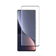 Microcase Xiaomi 12S 3D Curved Tam Kaplayan Kavisli Tempered Cam