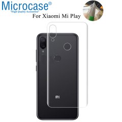 Microcase Xiaomi Mi Play Full Arka Kaplama Koruma Filmi