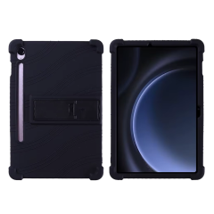 Microcase Samsung Galaxy Tab S10 FE Tablet için Standlı Silikon Kılıf - AL4363