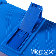 Microcase Samsung Galaxy Tab S10 FE Tablet için Standlı Silikon Kılıf - AL4363