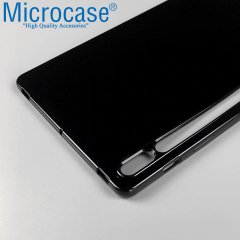 Microcase Samsung Galaxy Tab S7 Plus T970 12.4 inch Silikon Kılıf Siyah