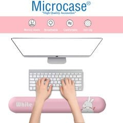 Microcase DS113 Kaydırmaz Silikon Tabanlı Tavşan Baskılı Klavye Bilek Destek Padi 44x8cm - AL3834