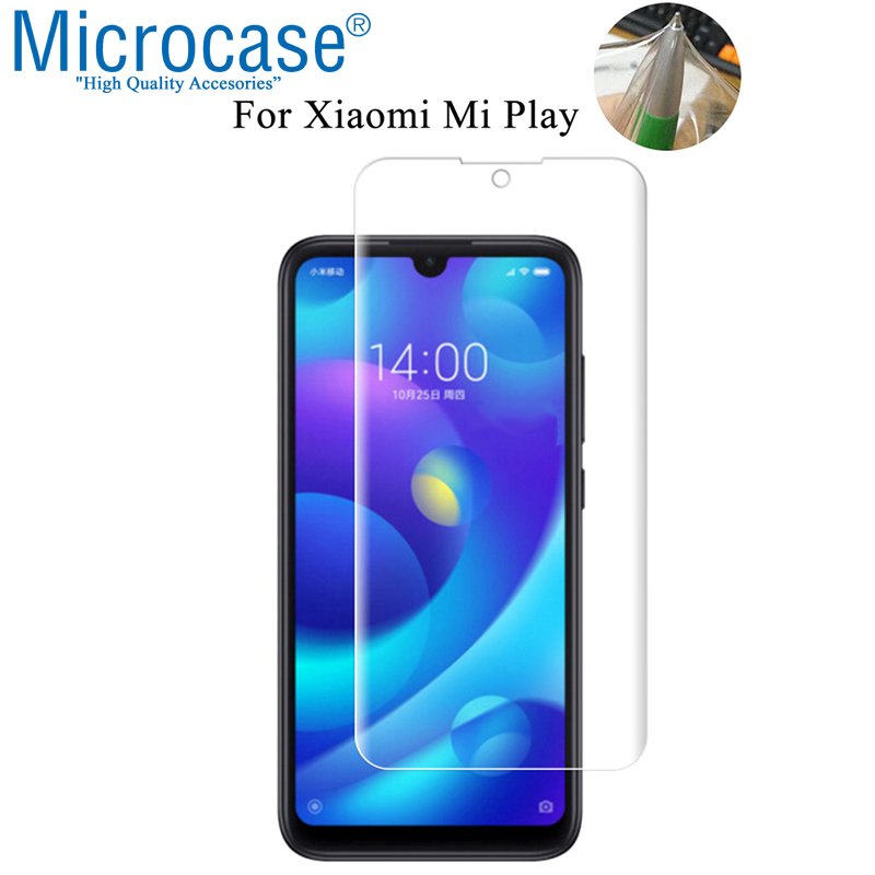 Microcase Xiaomi Mi Play Full Ön Kaplama Koruma Filmi