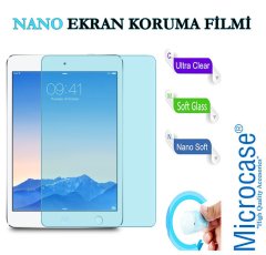Microcase iPad Air 2 Delüx Serisi Universal Standlı Deri Kılıf - Pembe + Nano Esnek Ekran Koruma Filmi