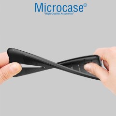 Microcase Xiaomi Redmi K20 Pro Leather Tpu Silikon Kılıf - Siyah + Tempered Glass Cam Koruma (SEÇENEKLİ)