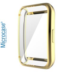 Microcase Honor Band 6 Önü Kapalı Tasarım Silikon Kılıf (SEÇENEKLİ)
