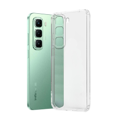 Microcase Infinix Hot 50 Pro Plus ile Uyumlu Slim Serisi Soft TPU Silikon Kılıf - Şeffaf AL3324