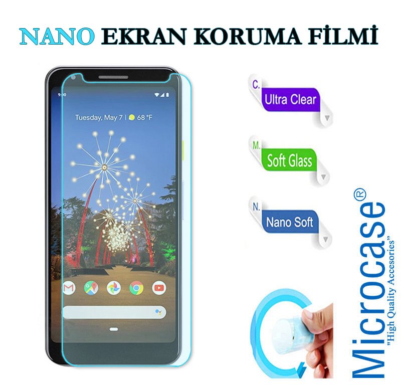 Microcase Google Pixel 3A XL Nano Esnek Ekran Koruma Filmi