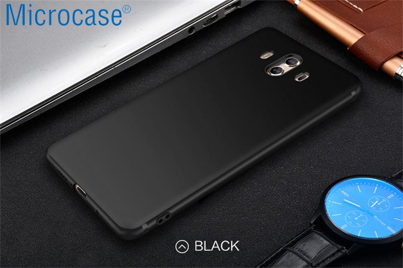 Huawei Mate 10 Pro Elektrocase Serisi Silikon TPU Kılıf + Cam