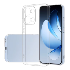 Microcase Oppo Reno 13 Pro 5G ile Uyumlu Slim Serisi Soft TPU Silikon Kılıf - Şeffaf AL3324