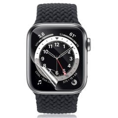 Microcase Apple Watch Ultra 49 mm Diamond Serisi Parmak İzi Bırakmayan TPU Ekran Koruma Filmi - Şeffaf
