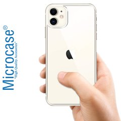 Microcase iPhone 11 Arka Kapak için Tempered Glass Cam Koruma