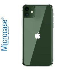 Microcase iPhone 11 Arka Kapak için Tempered Glass Cam Koruma