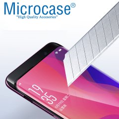 Oppo Find X 3D Curved Tam Kaplayan Tempered Glass Cam