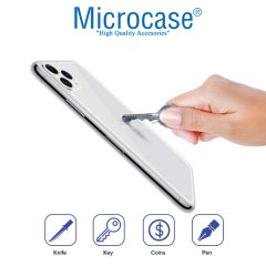 Microcase iPhone 11 Pro Arka Kapak için Tempered Glass Cam Koruma