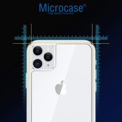 Microcase iPhone 11 Pro Arka Kapak için Tempered Glass Cam Koruma