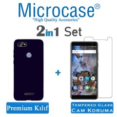 Microcase Casper Via M4 Premium Matte Silikon Kılıf + Cam Koruma