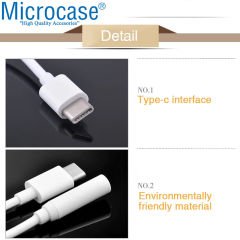 Microcase Type-C Kulaklık Dönüştürücü 3.5 mm jack Adaptör