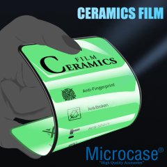 Microcase Xiaomi Mi 9T - Mi 9T Pro Tam Kaplayan Esnek Ceramic Nano Ekran Koruma - Siyah