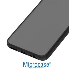 Microcase Samsung Galaxy A03s London Seri Sert Kılıf -Buzlu Siyah