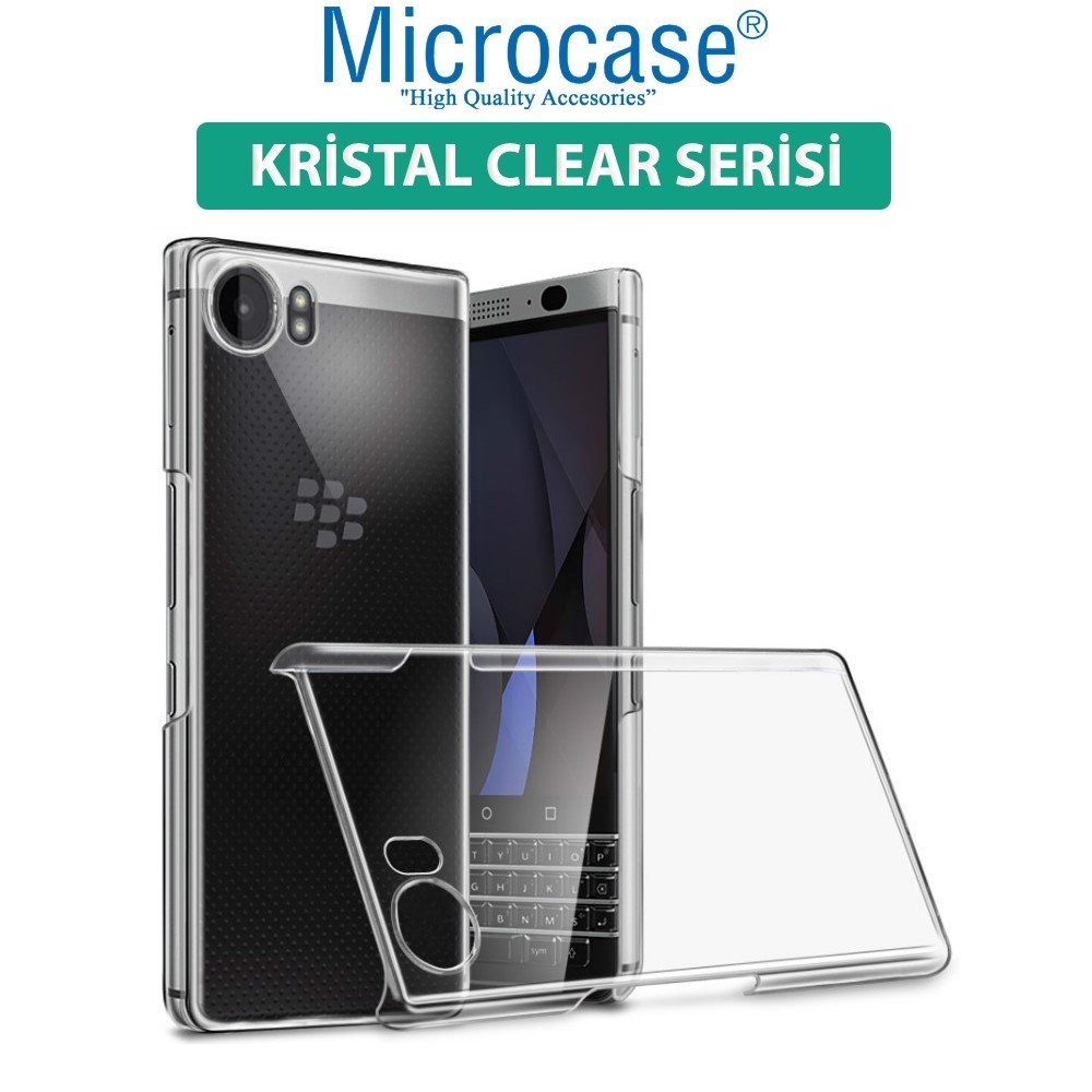 BlackBerry KEYone Kristal Clear Serisi Arka Kapak Rubber Kılıf