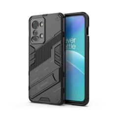Microcase OnePlus Nord 2T Matrix Serisi Armor Standlı Perfect Koruma Kılıf - Siyah