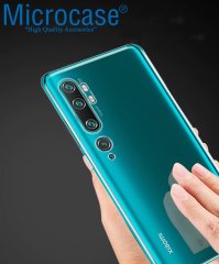 Microcase Xiaomi Mi Note 10 - Mi Note 10 Pro İnce 0.2 mm Soft Silikon Kılıf + 3D Curved Tempered Glass Ekran Koruma
