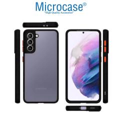 Microcase Samsung Galaxy S22 London Seri Sert Kılıf -Buzlu Siyah
