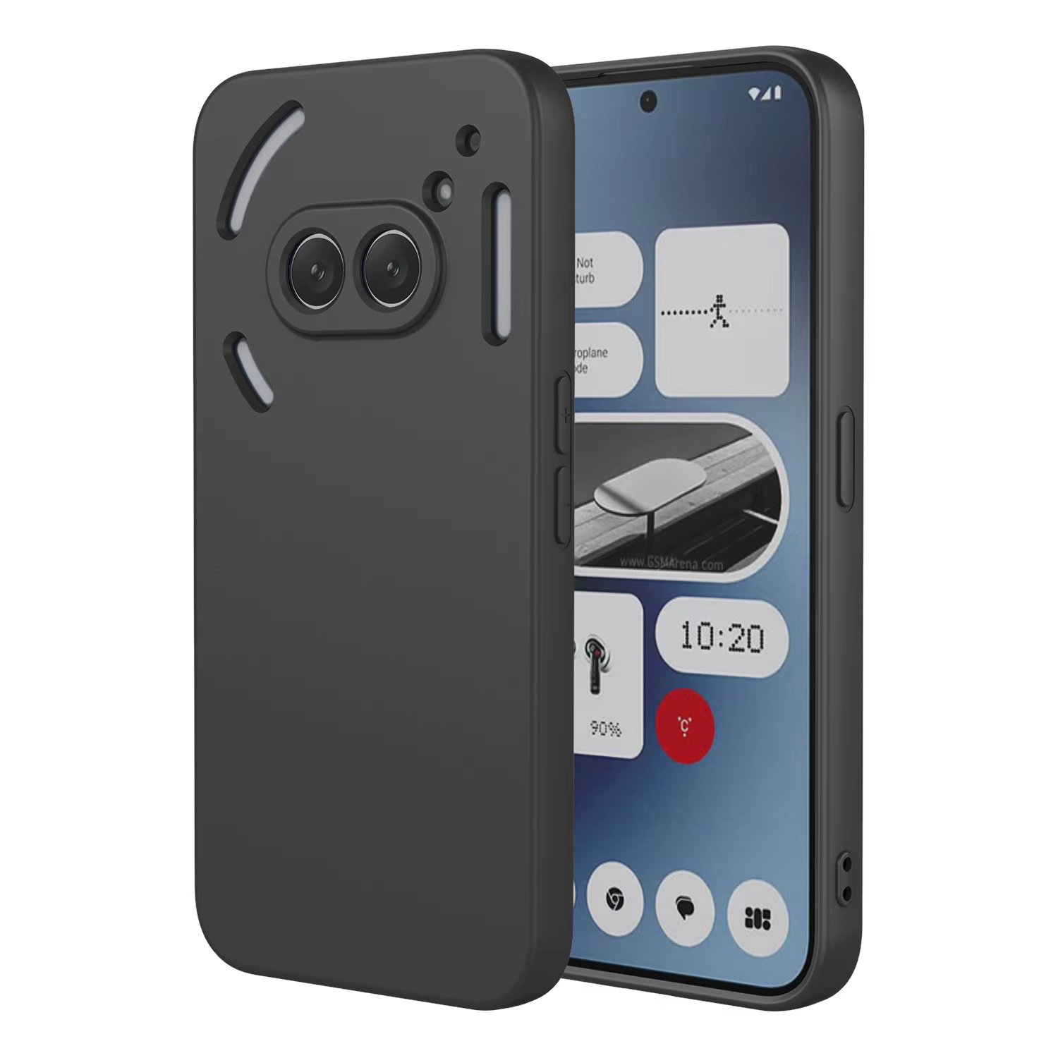 Microcase Nothing Phone 2A Plus ile Uyumlu Campro Serisi Kamera Korumalı Silikon Kılıf - AL3427