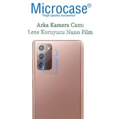Microcase Samsung Galaxy Note 20 Kamera Camı Lens Koruyucu Nano Esnek Film
