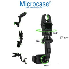 Microcase Araç İçi Dikiz Aynası Koltuk Arkası Mutfak Telefon Tutucu - AL2903