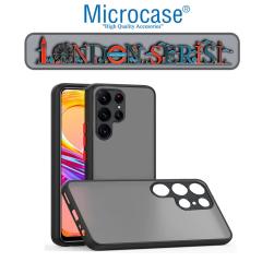 Microcase Samsung Galaxy S22 Ultra London Sert Kılıf -Buzlu Siyah