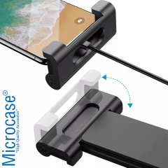 Microcase Araç İçi Koltuk Arkası Tablet Telefon Tutucu Siyah - AL2904