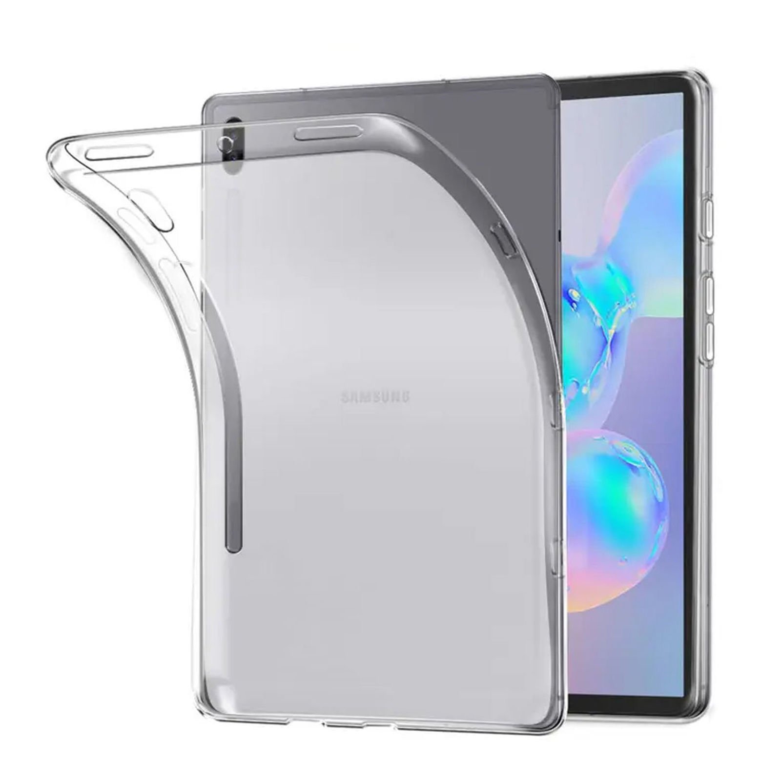 Microcase Samsung Galaxy Tab S7 FE SM-T733 12.4 inch Tablet TPU Silikon Kılıf - Şeffaf AL8103