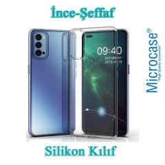 Microcase OPPO RENO 4 (4g) İnce 0.2 mm Soft Silikon Kılıf - Şeffaf