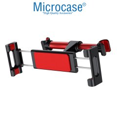 Microcase Araç İçi Koltuk Arkası Tablet Telefon Tutucu Siyah-Kırmızı - AL2904