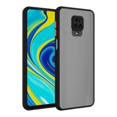 Microcase Xiaomi Redmi Note 10 Lite London Sert Kılıf Buzlu Siyah
