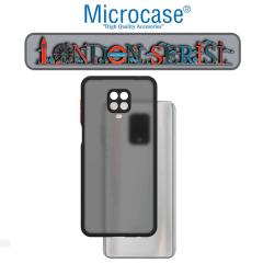 Microcase Xiaomi Redmi Note 10 Lite London Sert Kılıf Buzlu Siyah